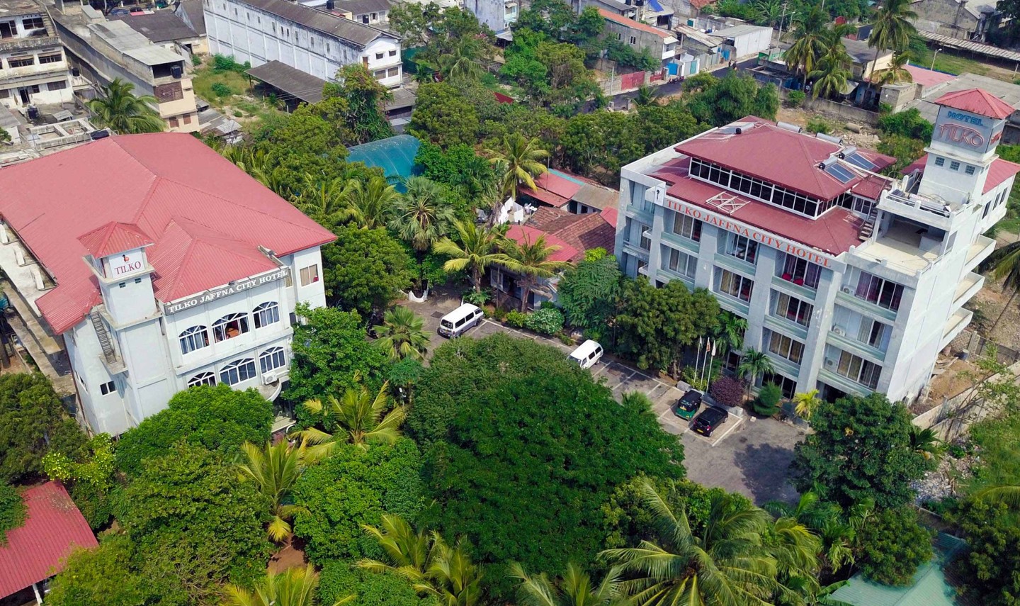 tilko-jaffna-city-hotel-drone